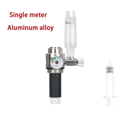 CO2 Generator Filter Value Double Meter Fish Tank CO2 Control Carbon Fiber Filter Element Accessories Filter Aquarium DIY