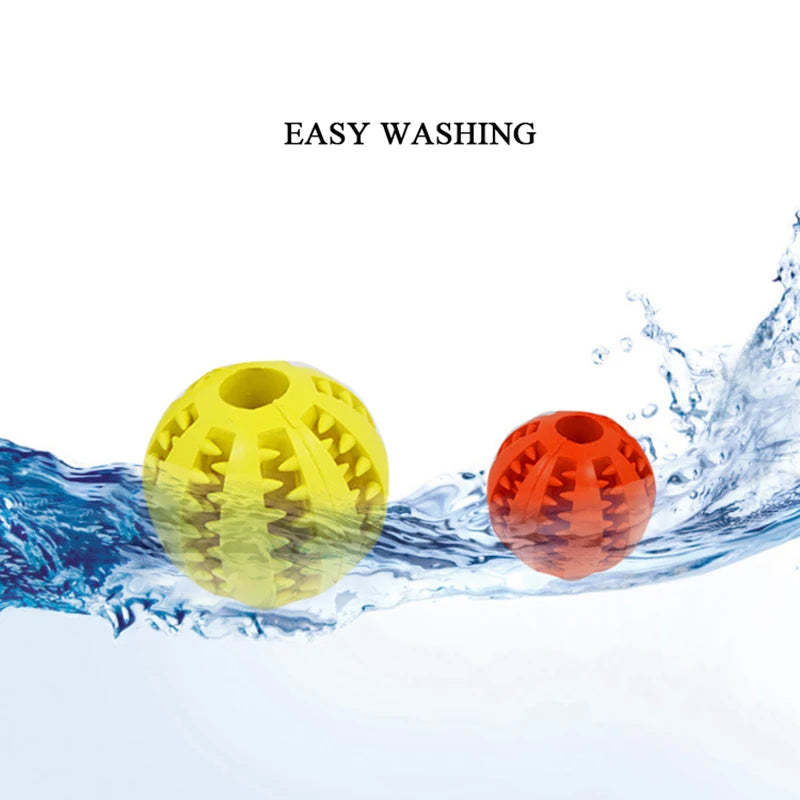 Interactive Rubber Dog Toy Ball