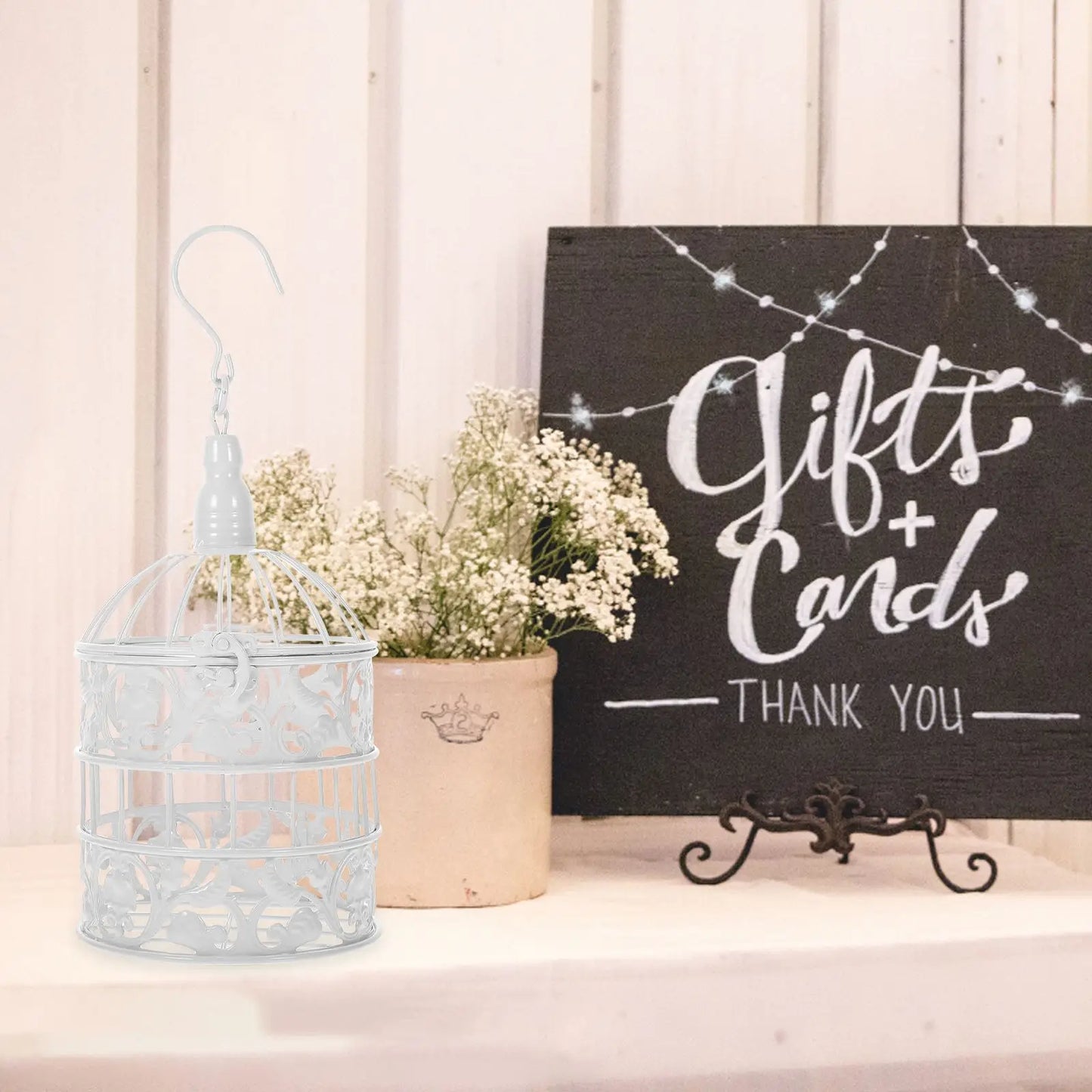 European-style Birdcage delicate Pastoral Iron Craft Bird Cage Shop Window Photo Props wedding Party Festival Birdcages Ornament