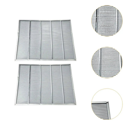 2x Queen Excluders Stainless Steel Wooden Beehives Equipment Beekeeping Tool for