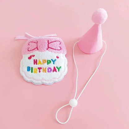 Birthday Hat & Bandana Set