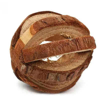New Hamster Roller Toys Natural Wooden Pine Dumbells Unicycle Bell Chew Toys for Rabbit Small Pet Molars Supplies