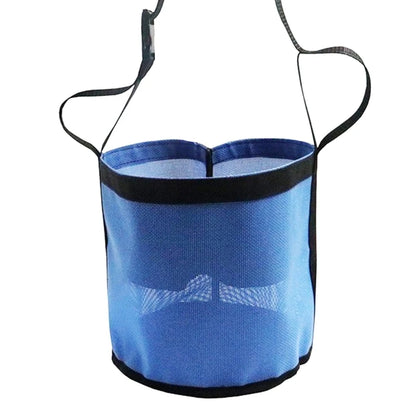 Horse Feed Bag, Mesh Horse Feeding Hays Bag Hays Bucket with Adjustable Strap