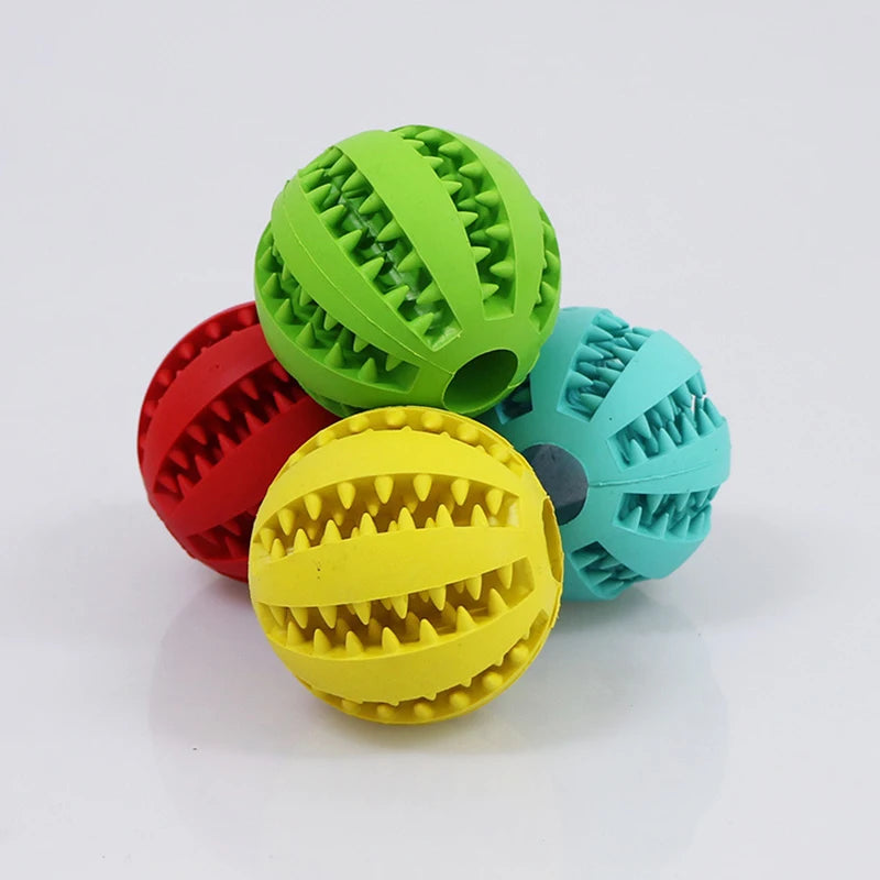 Interactive Rubber Dog Toy Ball