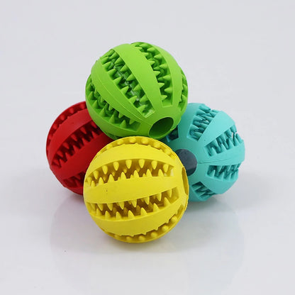 Interactive Rubber Dog Toy Ball