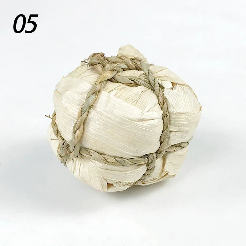 7CM Rabbit Ball Toys Bunny Treats Toys For Teething Small Animal Chew Toys Grass Ball For Dwarf Hamster Rabbits Guinea Pigs Ger