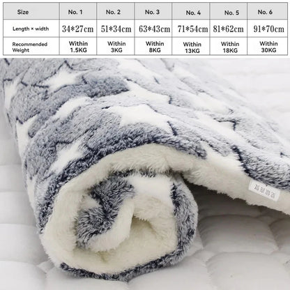 Soft Flannel Pet Bed Blanket