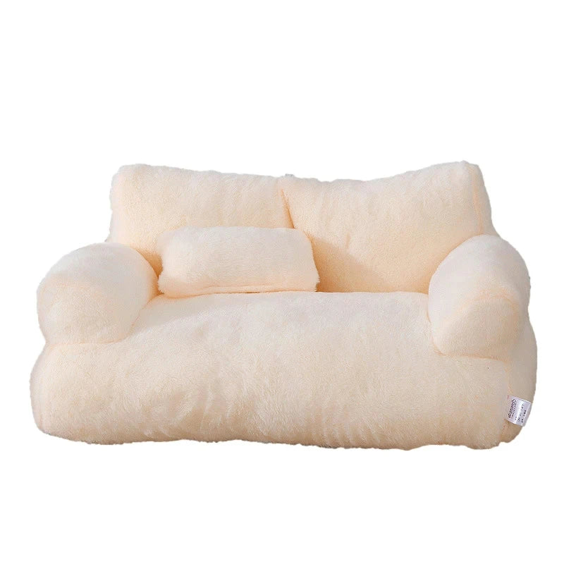 Luxury Plush Cat Bed Sofa