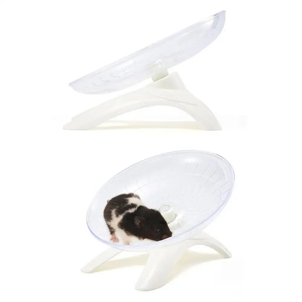 Hamster Running Wheel Super Silent 7 Inch Acrylic Running Disc Toy Thickened And Sturdy Hamster Accessories For Hamsters Gerbils