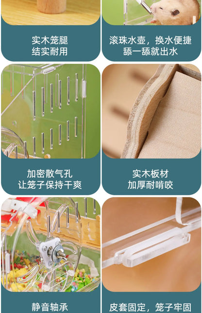 Hamster Cage Djungarian Hamster Special Cage Super Cheap Big Villa Basic Cage All Products Set Complete