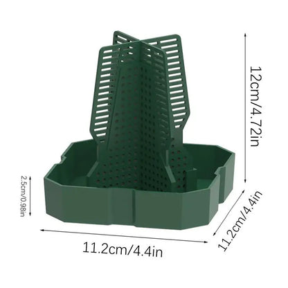 Bearded Dragon Feeder Chameleon Feeder Tank And Aquarium Accessories Professional Live Worm Organizer Anti-Escape Superworm